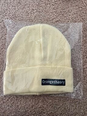 Orangetheory Pale Yellow Beanie